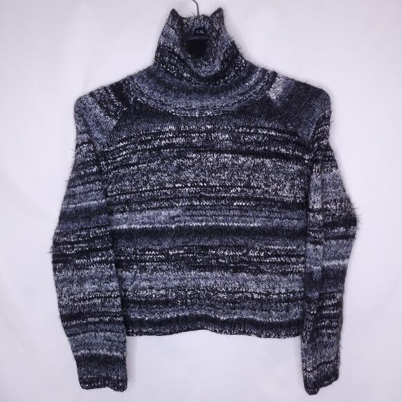 Babaton Sweater Women XXS Black, Gray Alpaca Wool - Picture 1 of 11